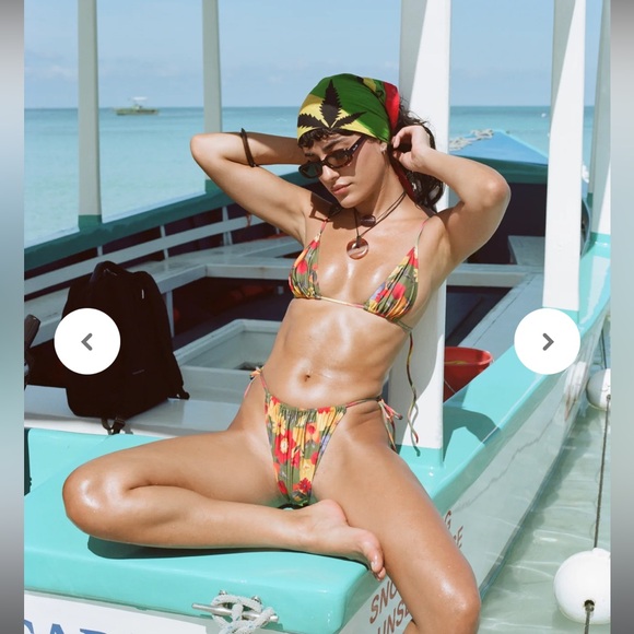 LOLEIA “A Splash of Mango” Bikini Set - Picture 2 of 10